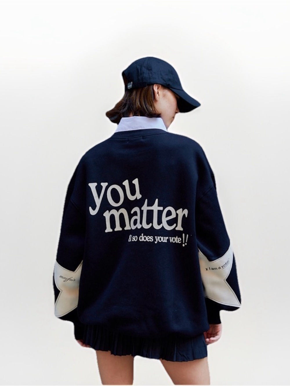 Mayfair You Matter So Does Your Vote Sweatshirt Size S/M